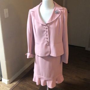 🎉HP!🎉Amanda Smith Skirt Suit-NWT-Pink -Sz 12P